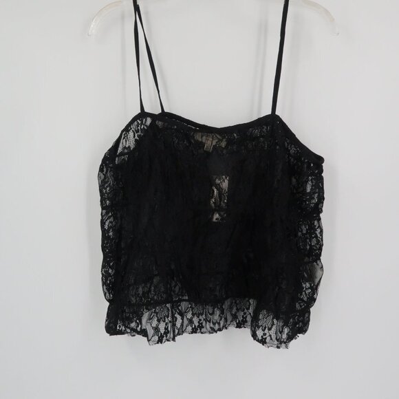 NEW Anthropologie Porridge Lace Black Blouse - Large NWT - Picture 7 of 16